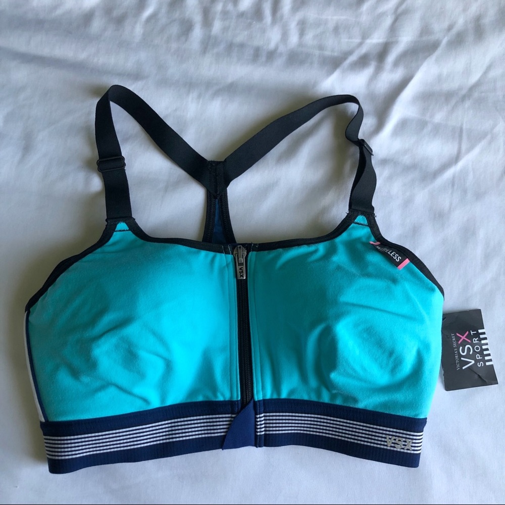 NWT Victoria’s Secret Sports Bra VSX Turquoise